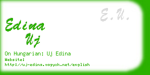 edina uj business card